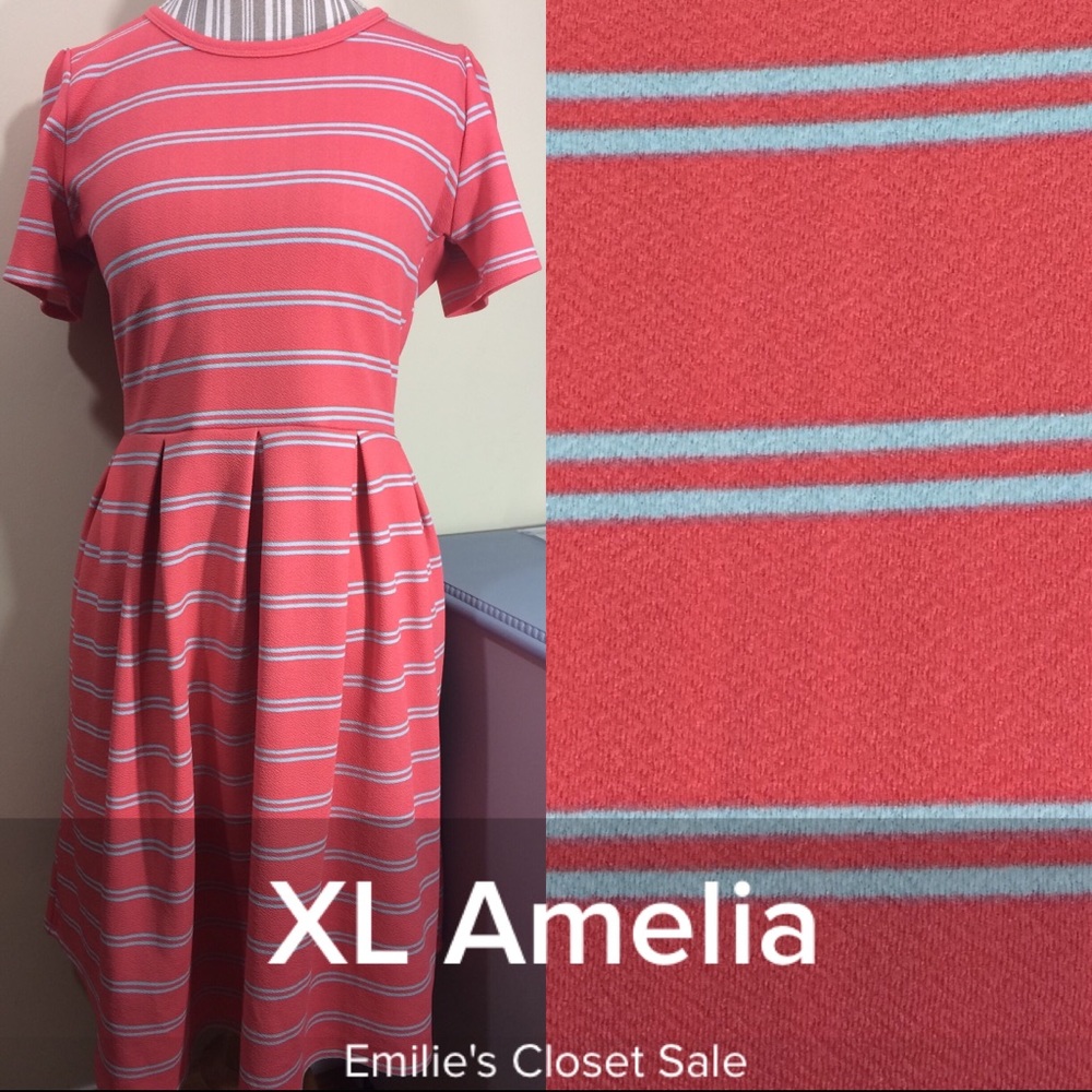 EUC LuLaRoe Amelia Dress